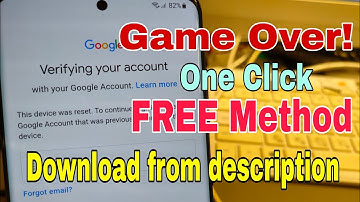 New Free Method! One Click! All Samsung Phones Android 9/10/11/12 Remove Google Account, Bypass FRP.