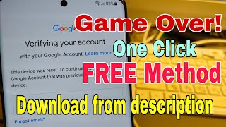 New Free Method! One Click! All Samsung Phones Android 9/10/11/12 Remove Google Account, Bypass FRP. screenshot 3