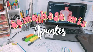 ♡COMO HAGO MIS APUNTES ? | MEDICINA♡