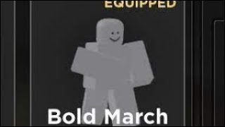 Getting the Bold March