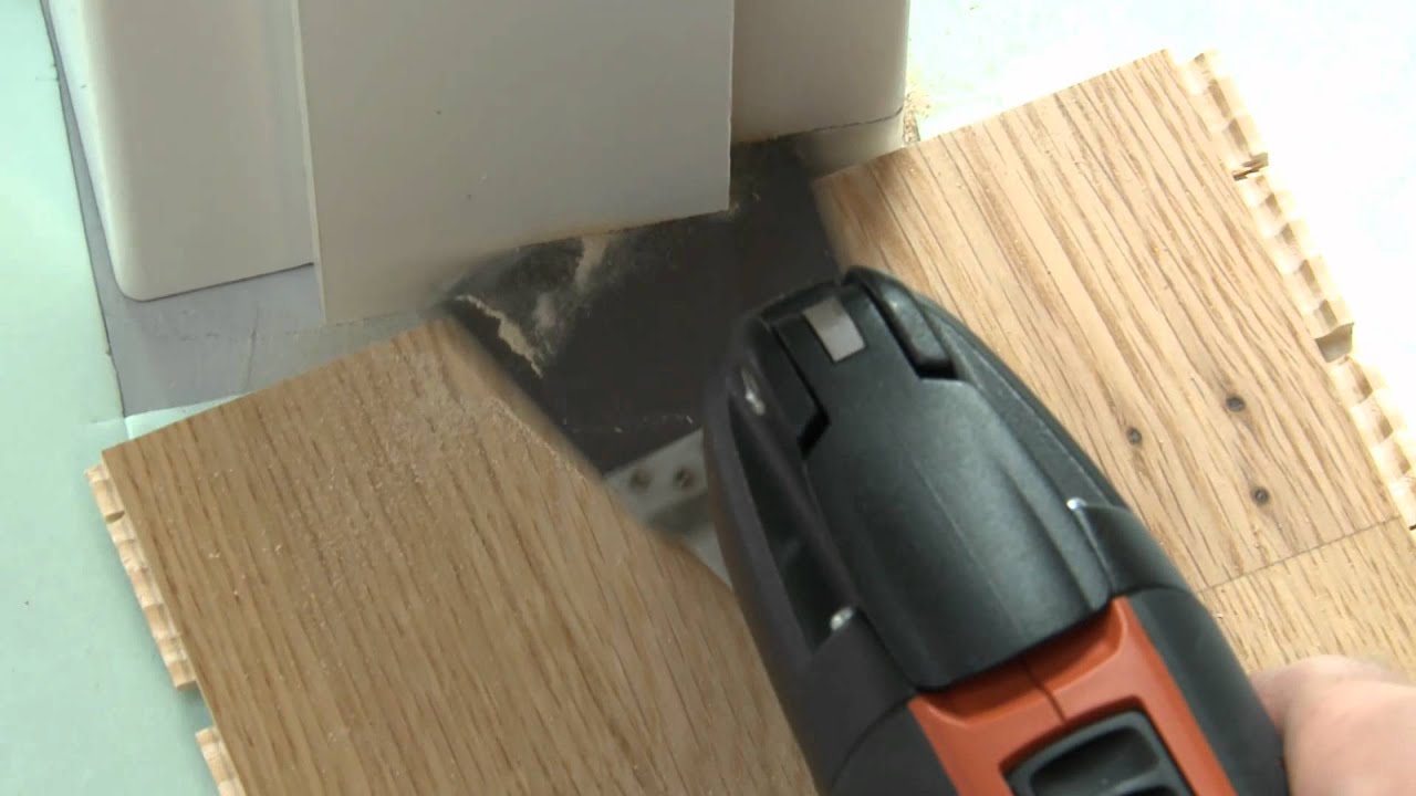 Fein Akku Multimaster In Action Bodenbelage Youtube