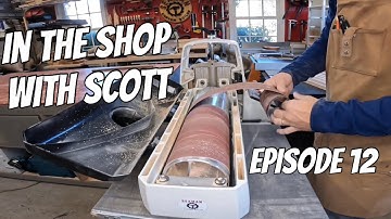 In the shop with Scott! Episode 12  Finishing the landing net a cutting board and bandsaw reindeer