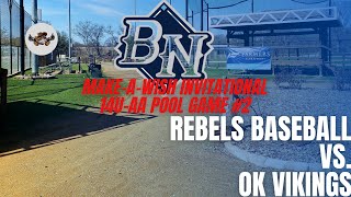 USSSA - Baseball Nation | Oklahoma Vikings Baseball vs. Rebels Baseball