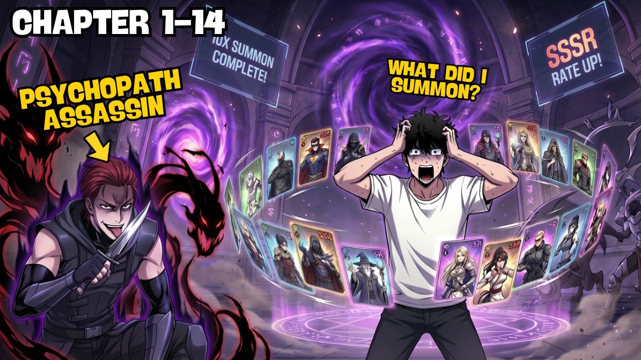 (1-4) A Coward Awakens a Broken Summoning Skill and Summons a Psycho Assassin! - Manhwa Recap