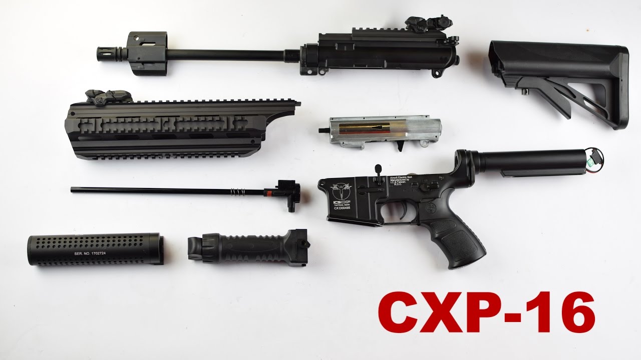 ICS CXP16 Disassemble | ICS AIRSOFT - YouTube