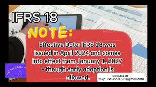 IFRS 18 - Updates for accountants #uae #accountant #ifrs #ifrsupdate #ifrs18