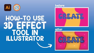 How to use 3D inflate effect in Illustrator | Adobe Illustrator Tutorial