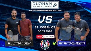 DBCC Championship Play-Offs Round of 16 Game 7: Anand / Shebin 🆚 Alwin / Vivek