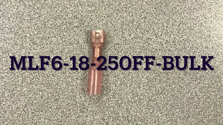 Sealed Crimp & Solder Slip-On Female Connector (Fully Insulated) Assembly Tutorial Video