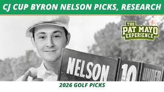 2026 CJ CUP Byron Nelson Picks, Research, Rankings, Sleepers, Course Preview | Fantasy Golf Picks