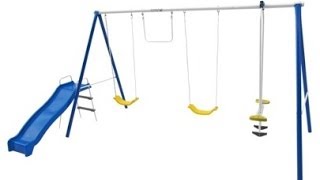 My product review of the Flexible Flyer swing set from Toys R Us. Time lapse of me building it filmed with my GoPro Hero 3+ Black 