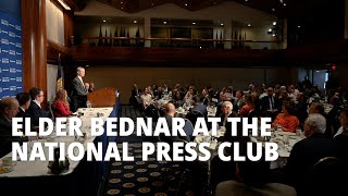 Elder Bednar Speaks at the National Press Club in Washington, D.C.
