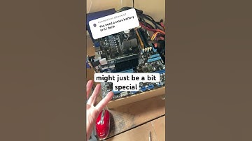 Missing CMOS causing a PC not to BOOT? #techtok #technology #motherboard #cpu #tech #shorts