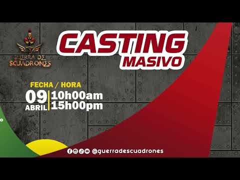 CASTING MASIVO DE GUERRA DE SCUADRONES / TELEPREMIER