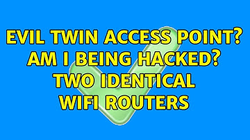 Evil Twin Access Point? Am I being hacked? Two identical wifi routers