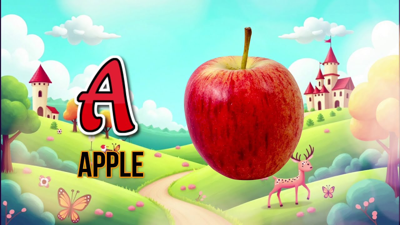 ABC Song for Kids | A for Apple & Fun Alphabet Song with Cute ...