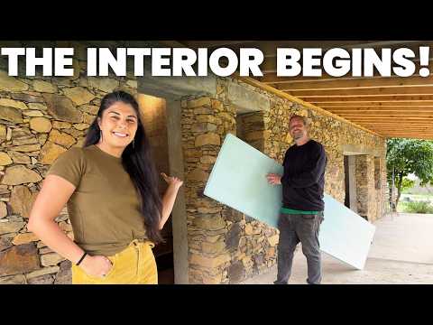Moving INSIDE! Renovating an abandoned stone house
