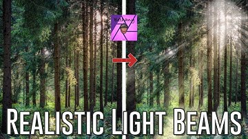 Simple Way to Create Light Beams - Affinity Photo iPad Tutorial