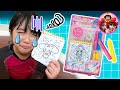 ぬりえがぬれない!?かのんちゃんがお風呂でヒーリングっどプリキュアのじゃぶじゃぶぬりえを開封するよ! お風呂遊び 水遊び