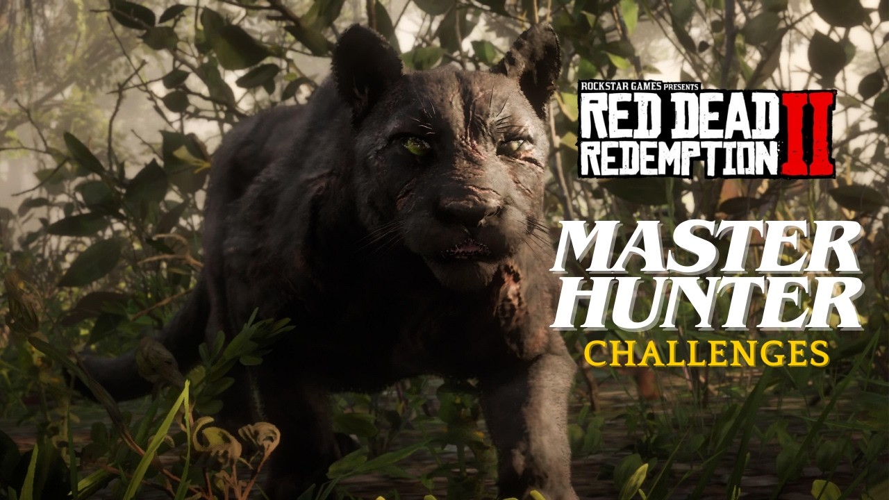 Master Chief Rdr2 Beating Every master hunter Challenge - RDR2 - YouTube