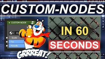 Blender 2.81 : Custom Nodes / Group Nodes (In 60 Seconds!!!)