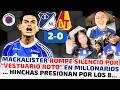 ¿CAMERINO ROTO? MACKALISTER SILVA Y FABIÁN BUSTOS ROMPEN SILENCIO DESPUÉS DE MILLONARIOS 2-0 TOLIMA