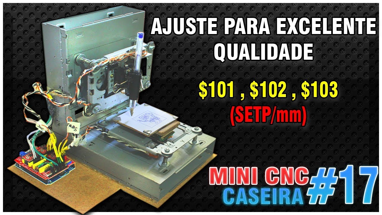 17# MINI CNC CASEIRA – AJUSTE PARA EXCELENTE QUALIDADE , step/mm (0,1,2)