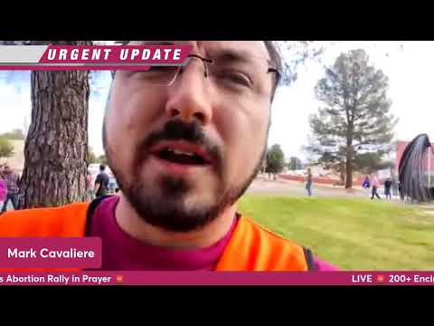 LIVE from March of the Crosses Encircling NM Governor's Abortion Rally
