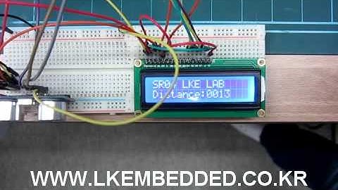 lecture_4 아두이노 우노 R3 - 텍스트LCD, 초음파센서 실습