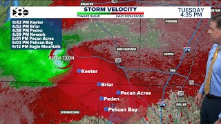 DFW weather: Tracking tornado warning in Wise County