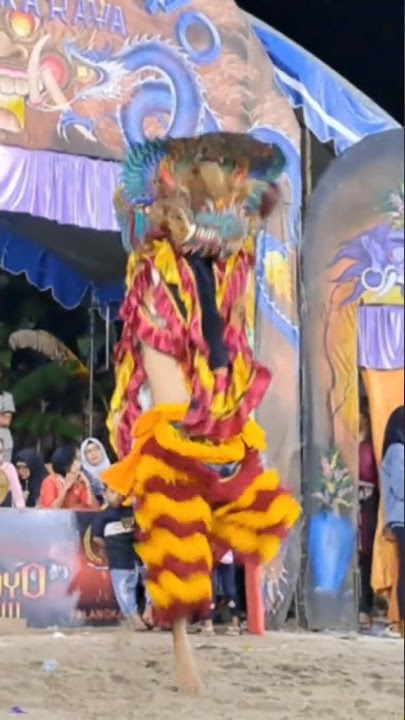 JJ barongan devil #aksi barongan devil salto