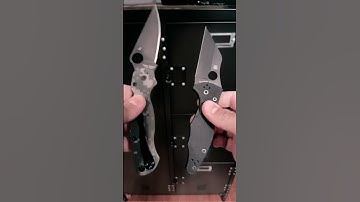 2 Amazing Spydercos. Yojimbo II and the Paramilitary 2