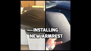 Replacing damaged armrest in 2017 Corvette Stingray