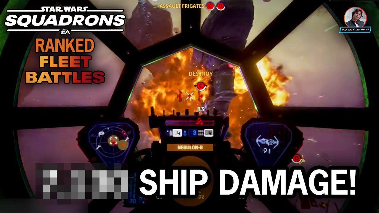 TIE Interceptor vs. Capital Ships | Star Wars Squadrons Fleet Battles Gameplay