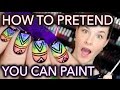 How to PRETEND you can PAINT for nail artists