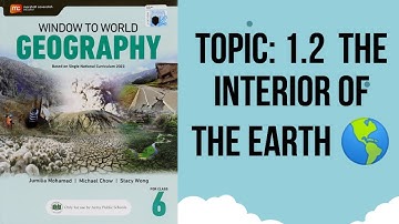 New Edition Window to World Geography 🌍 6 Unit 1 Topic Interior of the Earth
