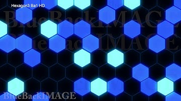 Stock Footage illumination LED Light Hexagon abstract block wall Hexagon3 Ba1 HD