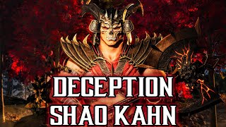 Deception Shao Kahn Skin SHOWCASE | Palettes, Intros, Gameplay, Fatalities, etc. | Mortal Kombat 1