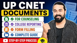CNET के ये Documents बनवा लो ‼️ College Reporting Documents | ABVMU CNET 2026 Form filling Documents