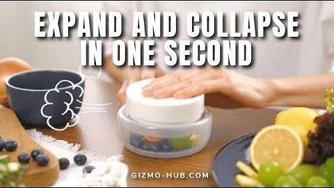 FLEXI JAR V2 : EXTEND AND COLLAPSE IN ONE SECOND | Kickstarter | Gizmo-Hub.com