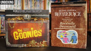 Unboxing Beetlejuice 4K & The Goonies 4K Uhd Collectible Gift Sets