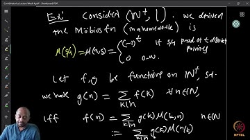 Product theorem and applications of Mobius Inversion #swayamprabha #CH38SP