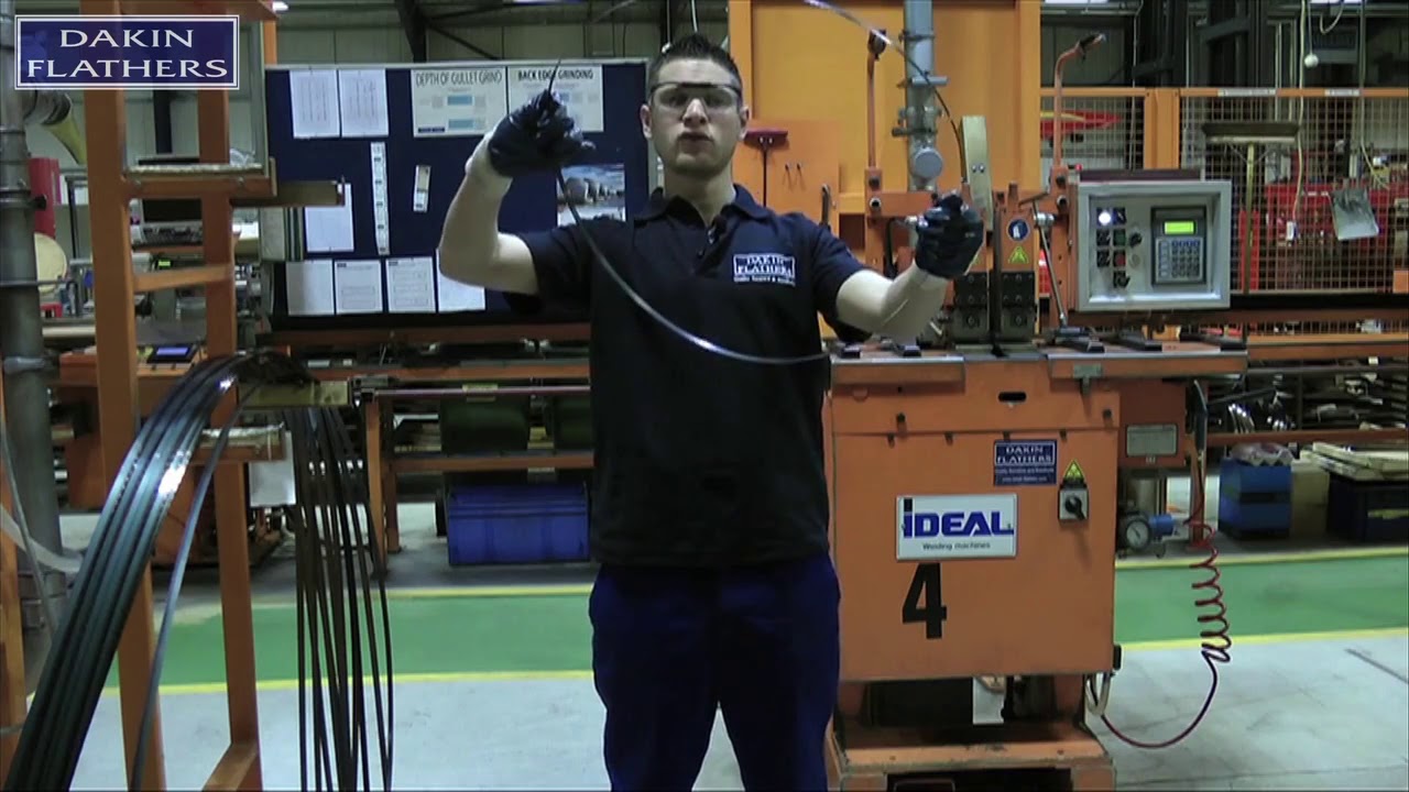 How to Fold a Bandsaw Blade YouTube