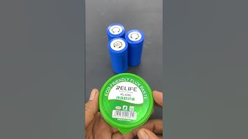 6000Amh Lithium-ion Battery Soldering Tricks #shorts #trending #battery