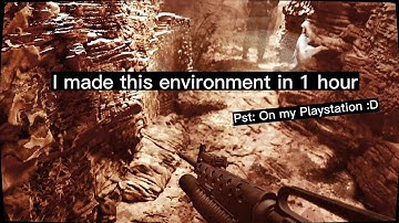 Canyon cutscene - Dreams PS5 creation