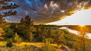 Chasing Light: Yellowstone River Sunset