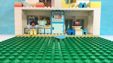 How To Build LEGO Duplo Modular Playhouse 10929 Stop Motion Build by @ColieBrix