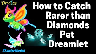 Prodigy Math: How to catch Diamond Dreamlet easily in 2020: Old & New Dreamlet Battle w/ Snowfluff
