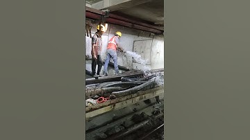 Grouting ensures the gap between the ground and the tunnel segments is stuffed and compacted......