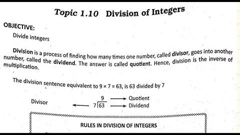 Division of Integers | Marie Teach